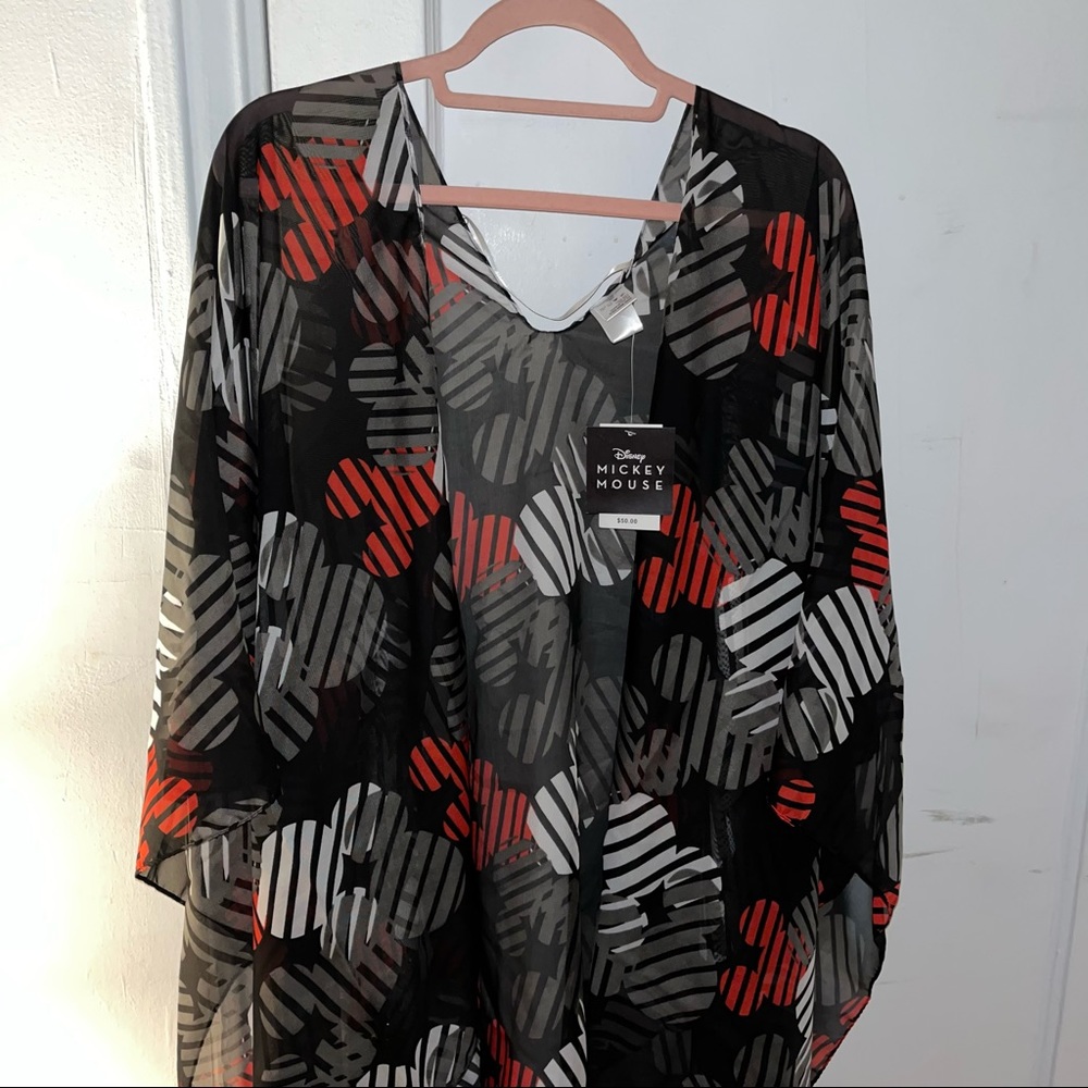 NWT Disney Mickey Mouse Sheer Shawl